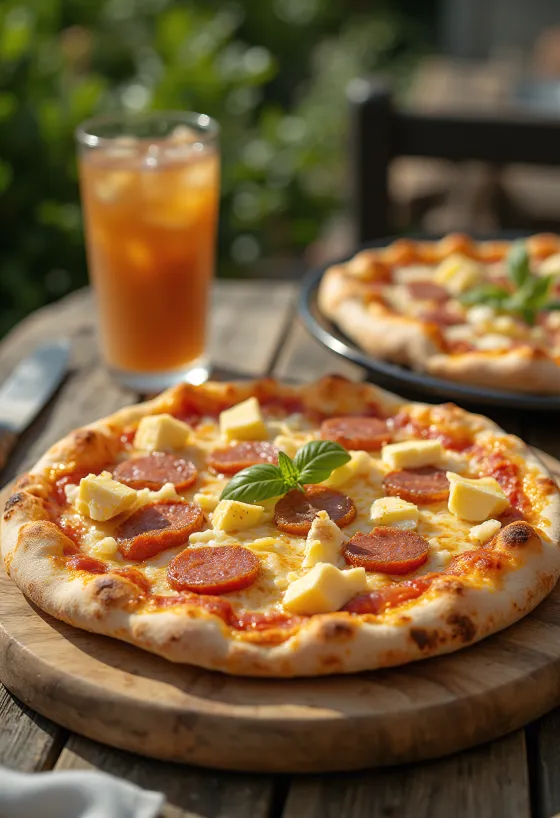 Pizza Dominicana serveeritult