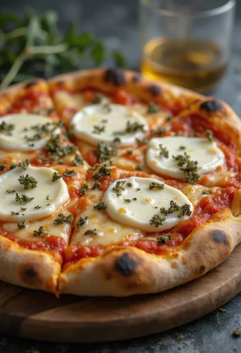 Pizza ai Formaggi di Capra kitsejuustu ja mozzarellaga