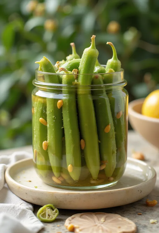 Marineeritud okra purgis