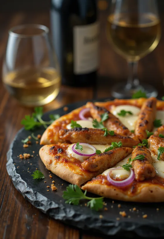 Pizza Ethiopian Style serveeritult